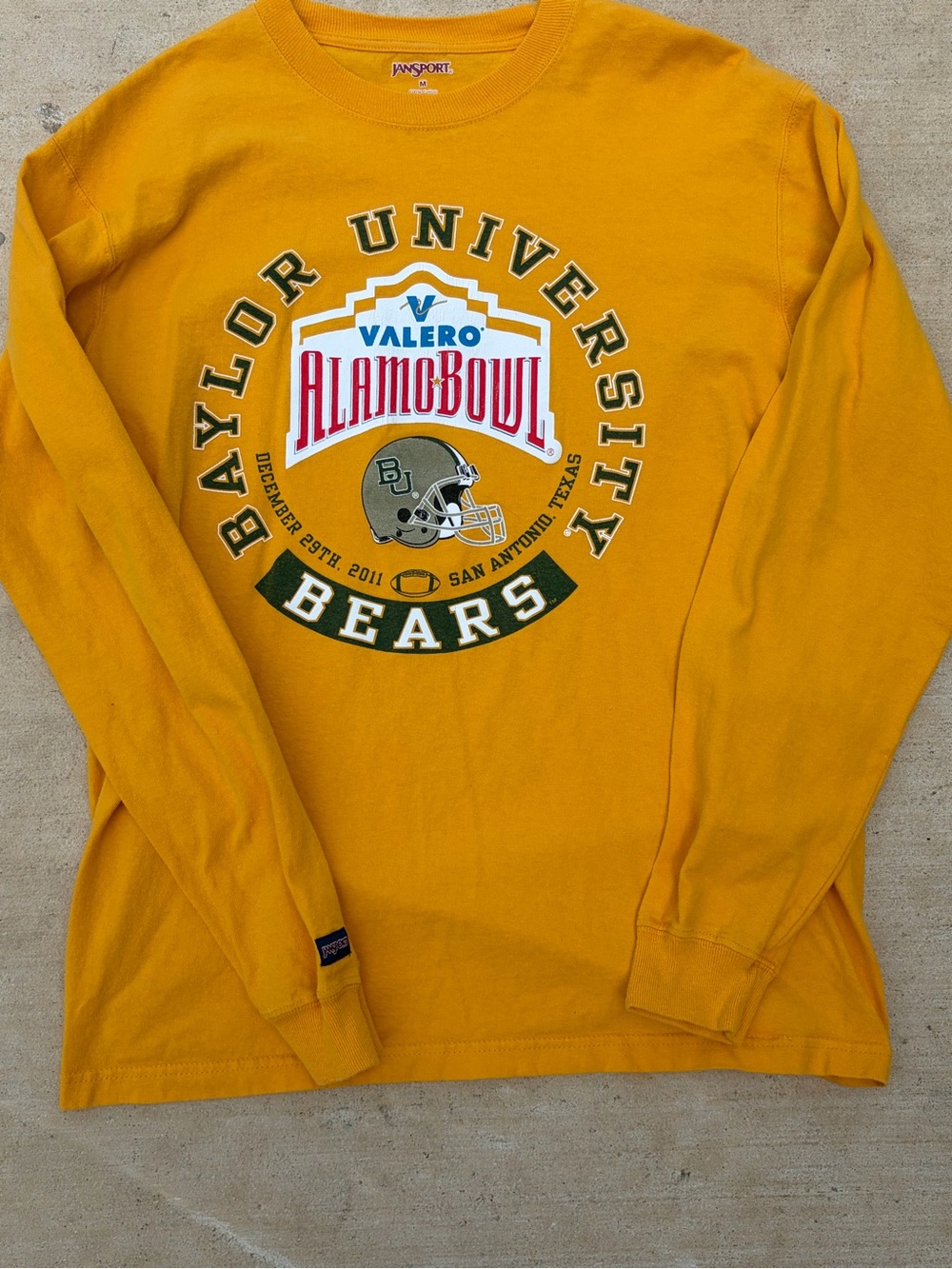 Jansport Gold Baylor University Alamo Bowl Long Sleeve Tee